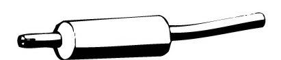MG GEX3264 End Silencer